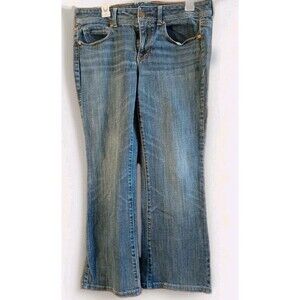 American Eagle Original Boot Womens Stretch Jeans Sz 12 Regular Medium Wash